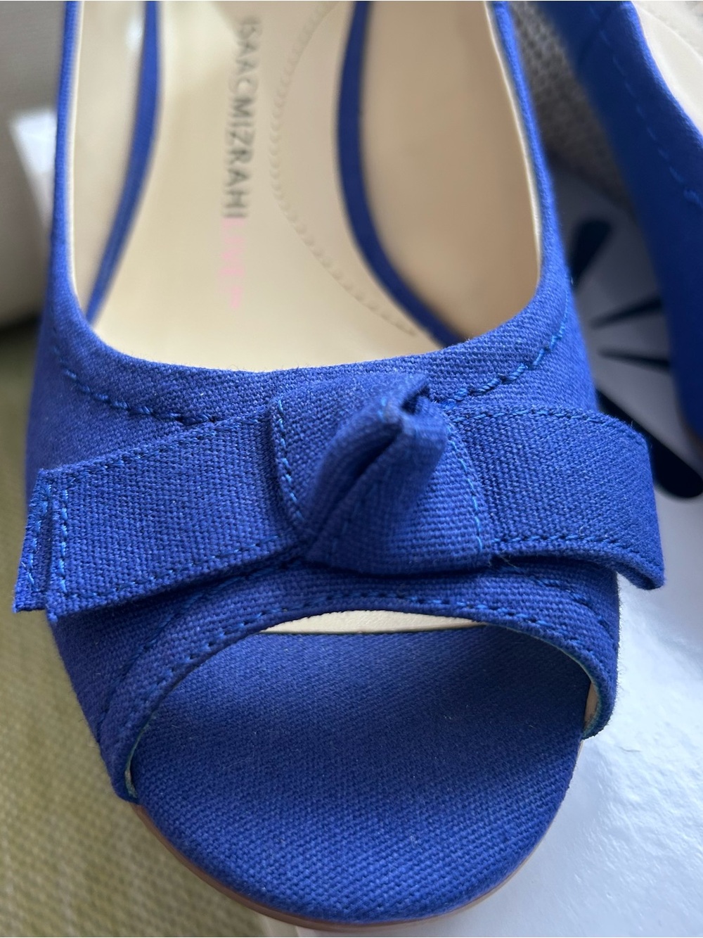 NEW Issac Mizrahi Peep Toe Espadrilles - Picture 2 of 7